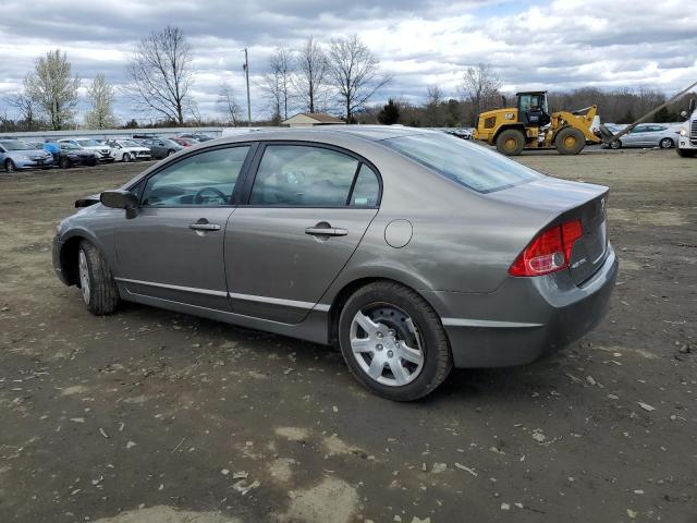 2HGFA16588H351294 - 2008 HONDA CIVIC LX SILVER photo 2