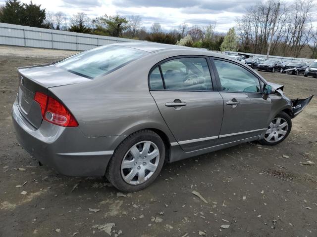 2HGFA16588H351294 - 2008 HONDA CIVIC LX SILVER photo 3