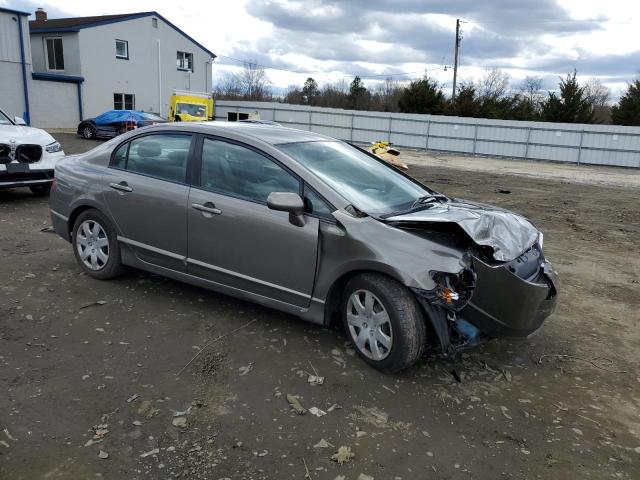 2HGFA16588H351294 - 2008 HONDA CIVIC LX SILVER photo 4