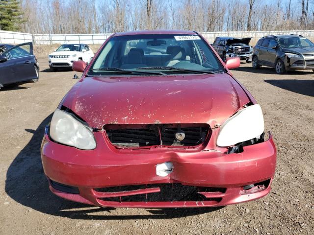 2T1BR38E64C245302 - 2004 TOYOTA COROLLA CE RED photo 5