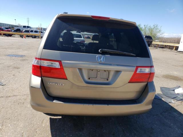 5FNRL38446B459131 - 2006 HONDA ODYSSEY EX GOLD photo 6