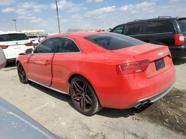 WAUVGAFR8EA037387 - 2014 AUDI S5 PRESTIGE RED photo 2
