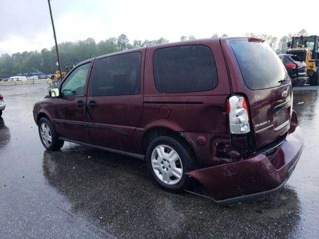 1GNDV23188D121924 - 2008 CHEVROLET UPLANDER LS 勃艮第红 照片 2