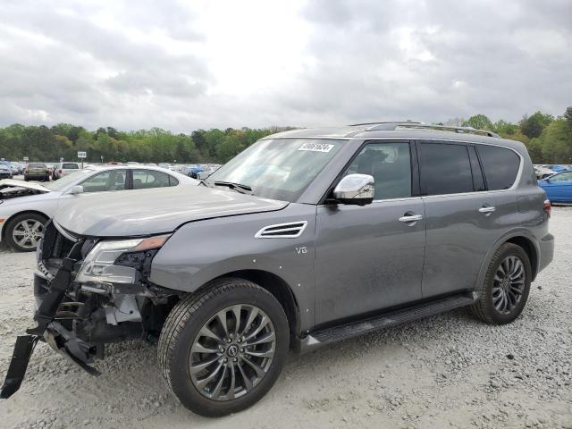 JN8AY2CD0N9675443 - 2022 NISSAN ARMADA PLATINUM GRAY photo 1