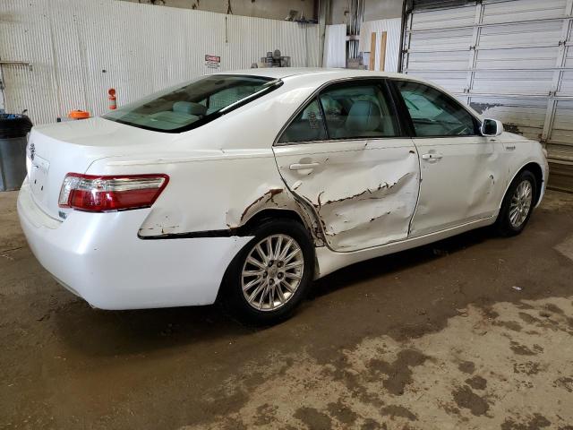 4T1BB46K57U024666 - 2007 TOYOTA CAMRY HYBRID WHITE photo 3