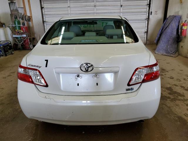 4T1BB46K57U024666 - 2007 TOYOTA CAMRY HYBRID WHITE photo 6