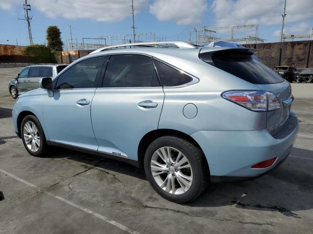 JTJBC1BA1A2009031 - 2010 LEXUS RX 450 BLUE photo 2