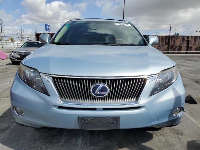 JTJBC1BA1A2009031 - 2010 LEXUS RX 450 BLUE photo 5