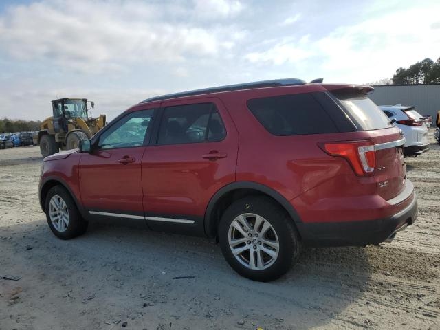 1FM5K8D81JGA53387 - 2018 FORD EXPLORER XLT Rot Foto 2