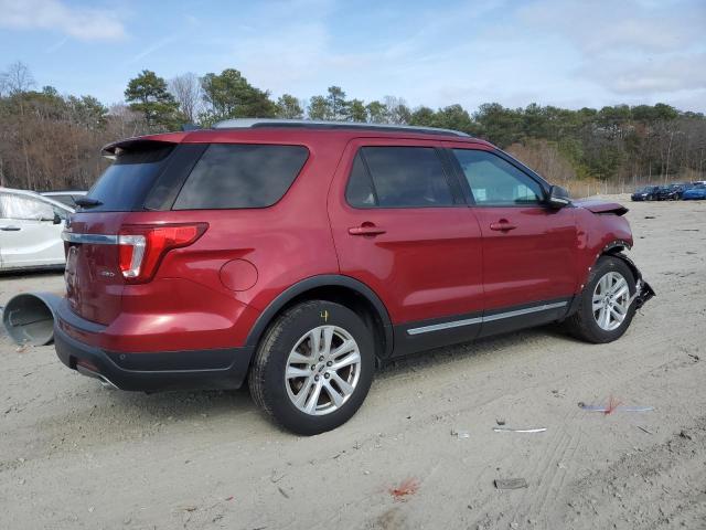 1FM5K8D81JGA53387 - 2018 FORD EXPLORER XLT Rot Foto 3