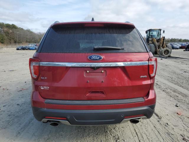 1FM5K8D81JGA53387 - 2018 FORD EXPLORER XLT Rot Foto 6