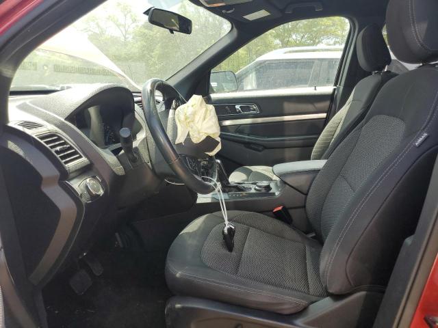 1FM5K8D81JGA53387 - 2018 FORD EXPLORER XLT Rot Foto 7