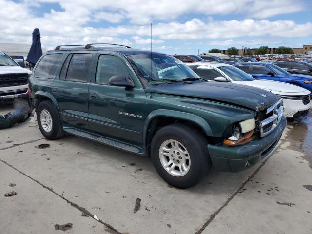 1B4HR28N51F587635 - 2001 DODGE DURANGO GREEN photo 4