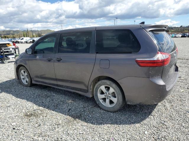 5TDZZ3DC4LS072601 - 2020 TOYOTA SIENNA L GRAY photo 2