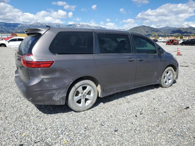 5TDZZ3DC4LS072601 - 2020 TOYOTA SIENNA L GRAY photo 3