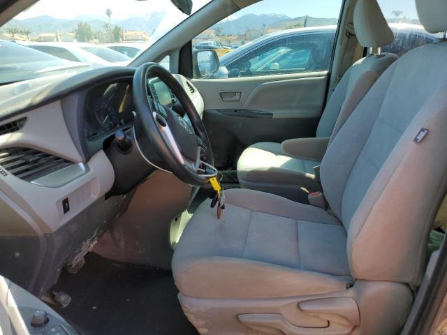 5TDZZ3DC4LS072601 - 2020 TOYOTA SIENNA L GRAY photo 7