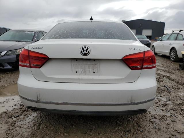 1VWCN7A31EC098264 - 2014 VOLKSWAGEN PASSAT SEL WHITE photo 6