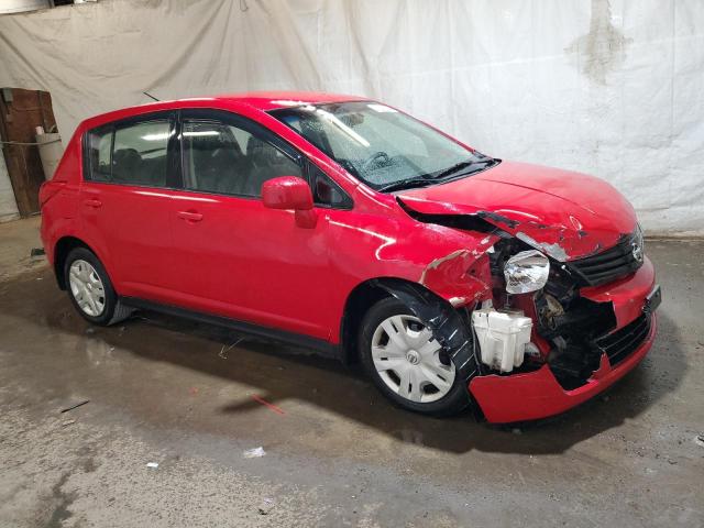 3N1BC1CP6AL389216 - 2010 NISSAN VERSA S RED photo 4