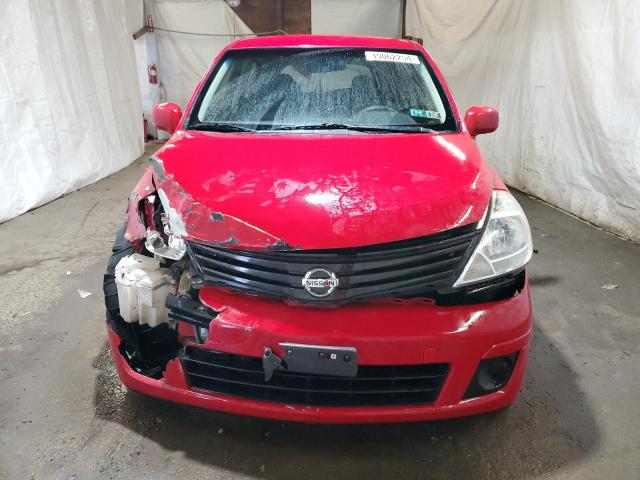 3N1BC1CP6AL389216 - 2010 NISSAN VERSA S RED photo 5