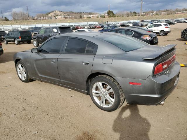 2B3CM5CT6BH517713 - 2011 DODGE CHARGER R/T GRAY photo 2