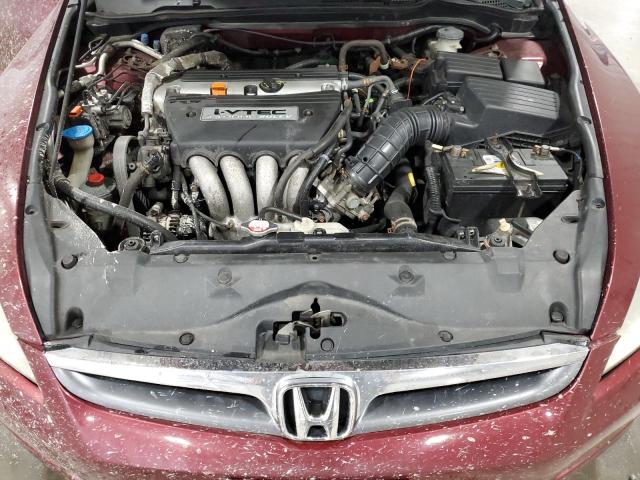 1HGCM56336A035457 - 2006 HONDA ACCORD SE BURGUNDY photo 11