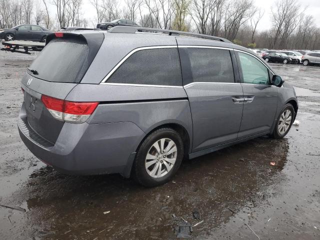 5FNRL5H69EB132283 - 2014 HONDA ODYSSEY EXL GRAY photo 3