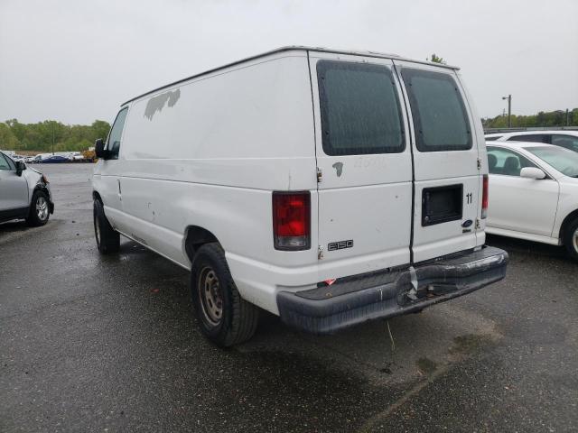 1FTRE14W85HA43152 - 2005 FORD ECONOLINE E150 VAN WHITE photo 2