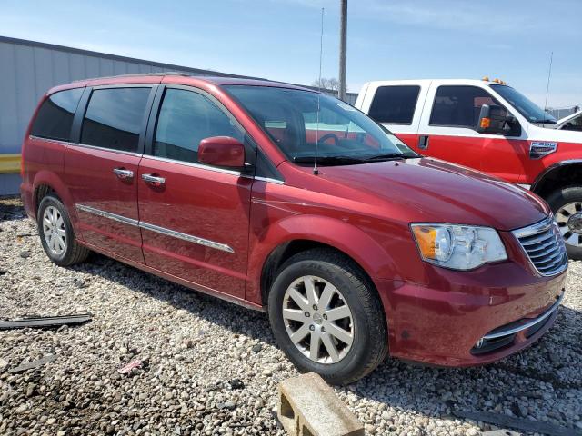 2C4RC1BG4FR662368 - 2015 CHRYSLER TOWN & COU TOURING RED photo 4