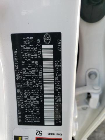 4T1G11AK1RU888230 - 2024 TOYOTA CAMRY SE NIGHT SHADE WHITE photo 13