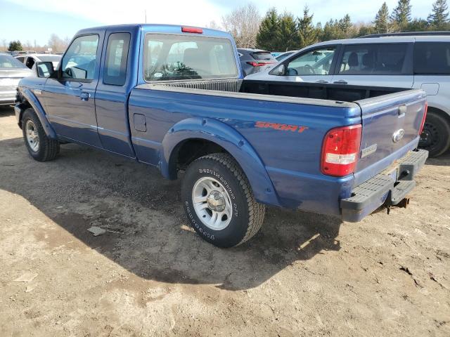 1FTKR4EE0APA51940 - 2010 FORD RANGER SUPER CAB BLUE photo 2