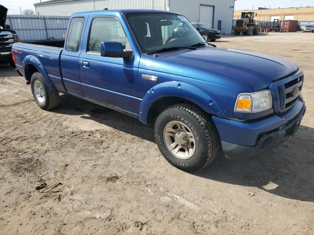 1FTKR4EE0APA51940 - 2010 FORD RANGER SUPER CAB BLUE photo 4