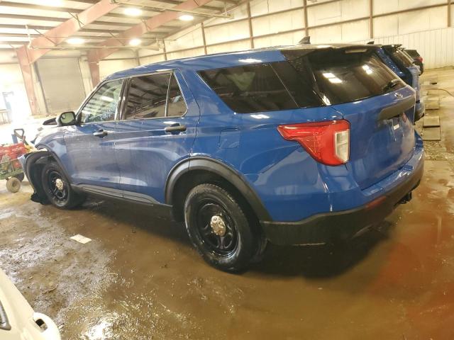 1FM5K8AWXNNA07173 - 2022 FORD EXPLORER POLICE INTERCEPTOR 蓝色 照片 2