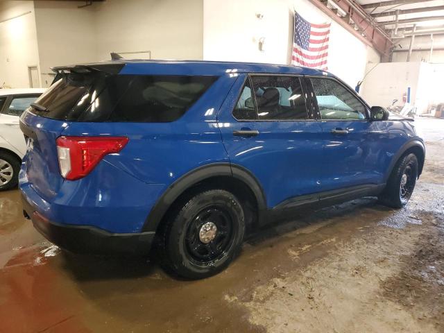 1FM5K8AWXNNA07173 - 2022 FORD EXPLORER POLICE INTERCEPTOR 蓝色 照片 3
