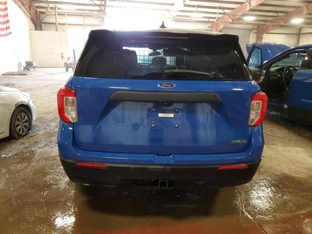 1FM5K8AWXNNA07173 - 2022 FORD EXPLORER POLICE INTERCEPTOR 蓝色 照片 6