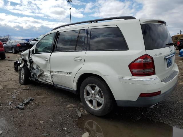 4JGBF71E98A320316 - 2008 MERCEDES-BENZ GL 450 4MATIC WHITE photo 2