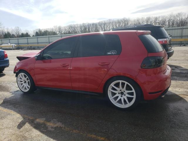 WVWDA7AJ7BW265951 - 2011 VOLKSWAGEN GOLF RED photo 2
