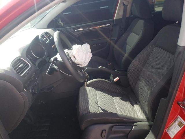WVWDA7AJ7BW265951 - 2011 VOLKSWAGEN GOLF RED photo 7