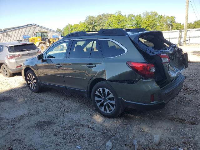 4S4BSANC1H3366129 - 2017 SUBARU OUTBACK 2.5I LIMITED GREEN photo 2