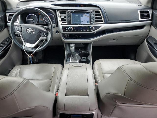 5TDJKRFH1GS317082 - 2016 TOYOTA HIGHLANDER XLE BLUE photo 8