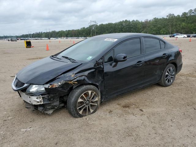 2HGFB2F57DH557543 - 2013 HONDA CIVIC LX BLACK photo 1