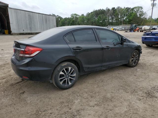 2HGFB2F57DH557543 - 2013 HONDA CIVIC LX BLACK photo 3