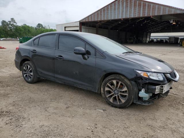 2HGFB2F57DH557543 - 2013 HONDA CIVIC LX BLACK photo 4