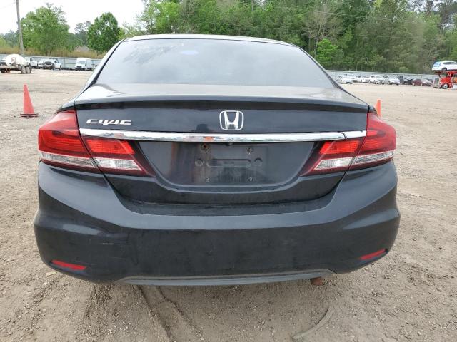 2HGFB2F57DH557543 - 2013 HONDA CIVIC LX BLACK photo 6