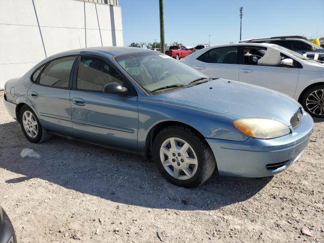 1FAFP53U75A227551 - 2005 FORD TAURUS SE BLUE photo 4