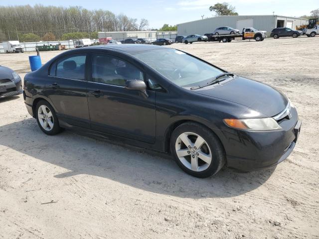 1HGFA15896L147213 - 2006 HONDA CIVIC EX BLACK photo 4