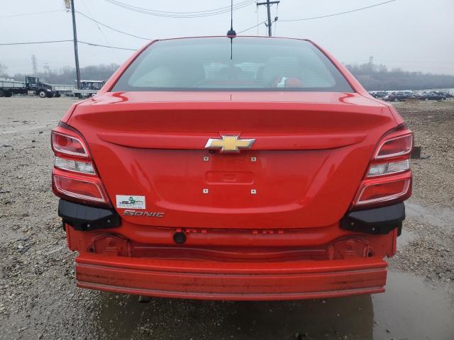 1G1JB5SH4H4165495 - 2017 CHEVROLET SONIC LS RED photo 6