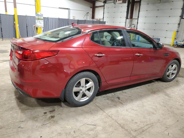 5XXGM4A77EG291835 - 2014 KIA OPTIMA LX RED photo 3