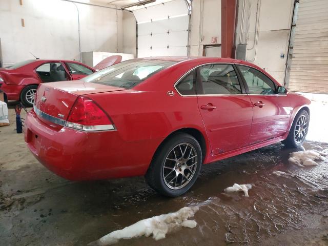 2G1WT57K891313734 - 2009 CHEVROLET IMPALA 1LT RED photo 3