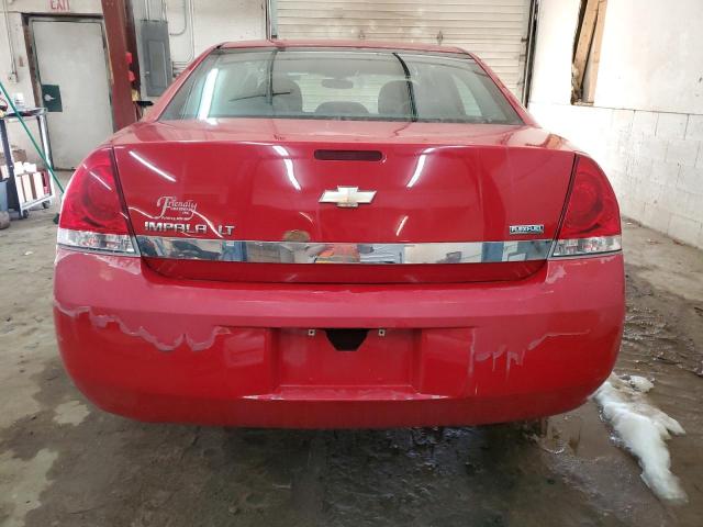 2G1WT57K891313734 - 2009 CHEVROLET IMPALA 1LT RED photo 6