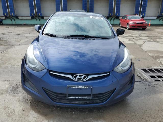 5NPDH4AEXGH681793 - 2016 HYUNDAI ELANTRA SE BLUE photo 5